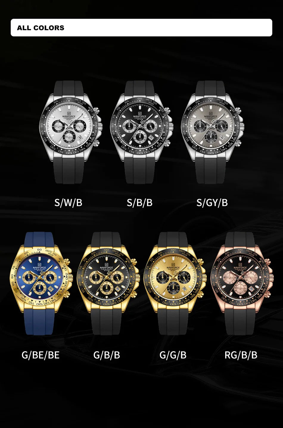 Reloj de Hombre NAVIFORCE Elegante